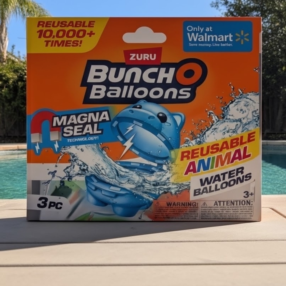 ZURU Bunch O Balloons Reusable Water Balloons Summer Bath Toys Eco-friendly Toy
